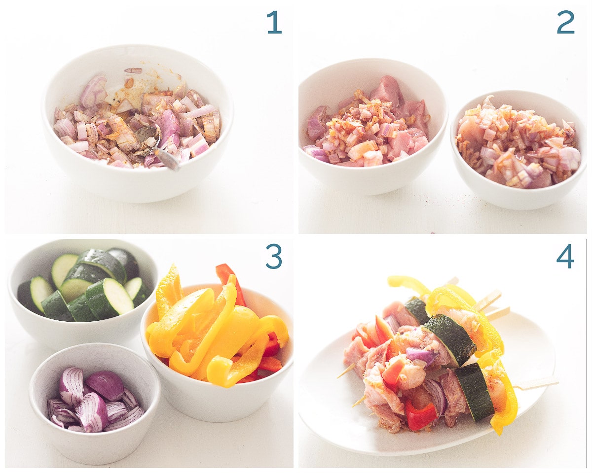 Preparation 4 steps Make your own pork tenderloin and chicken shaslick