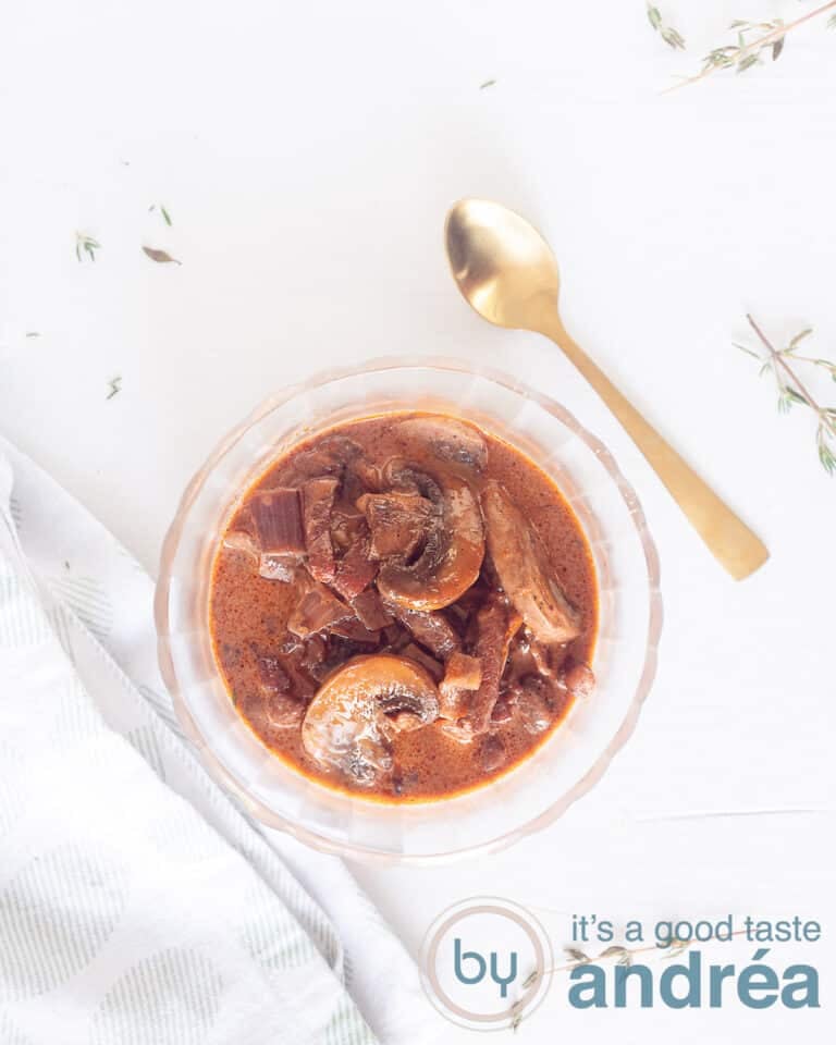 Homemade German Jager Sauce (Hunter Sauce) By Andrea Janssen