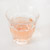 A glass of rosé on a white background