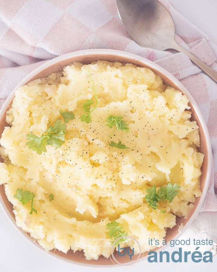 GarlicShallot Mashed Potatoes By Andrea Janssen
