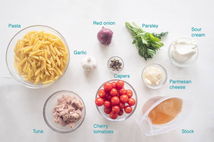 30 minute One Pot Tuna and Tomato Pasta - By Andrea Janssen