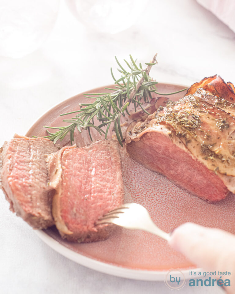 Slow Cooker Bacon Wrapped Roast Beef - By Andrea Janssen