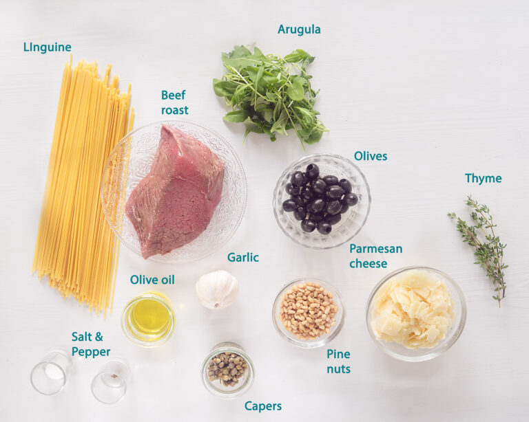 OvenBaked Roast Beef with Pecorino and Arugula By Andrea Janssen