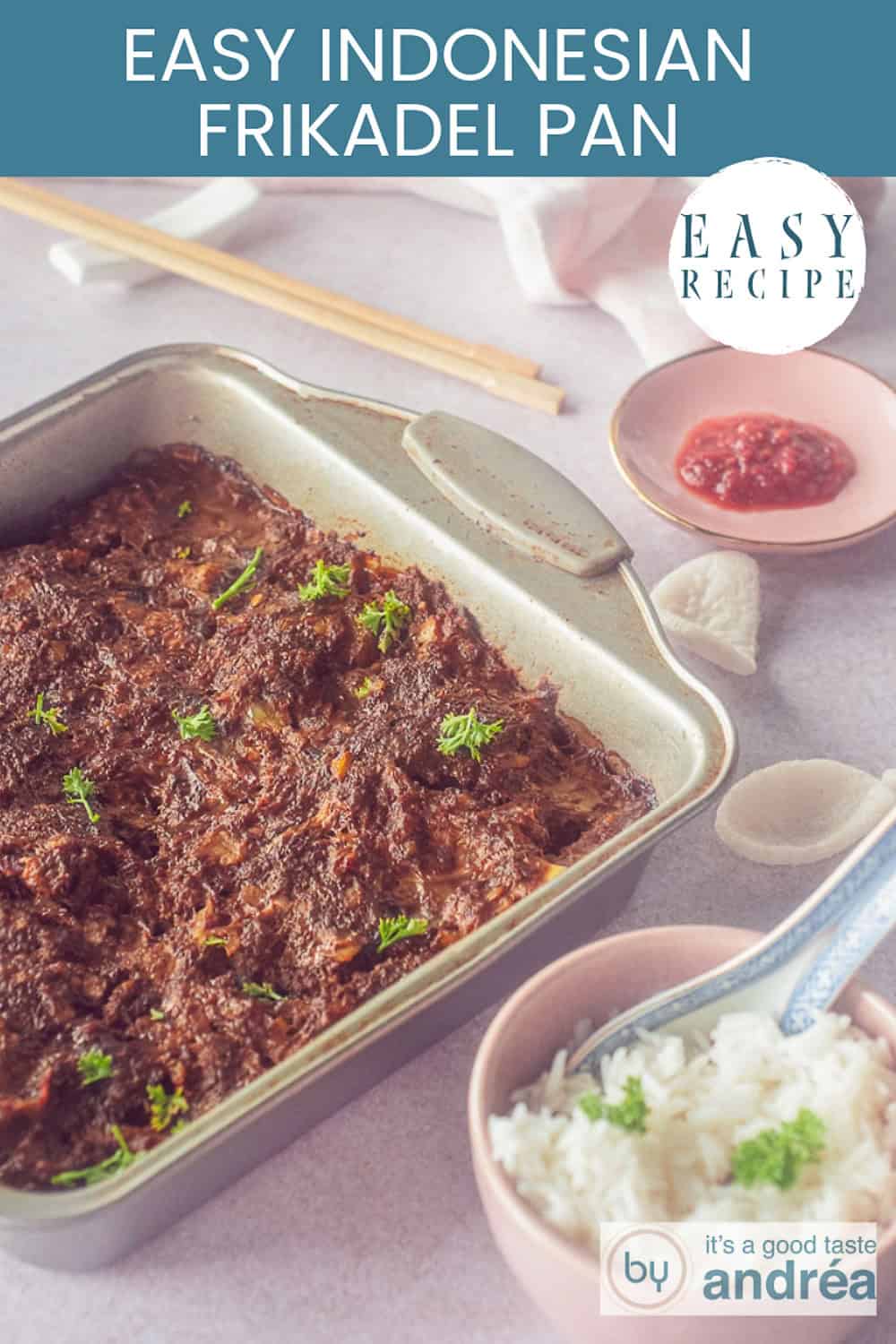 Easy Indonesian Frikadel Pan Recipe - By Andrea Janssen