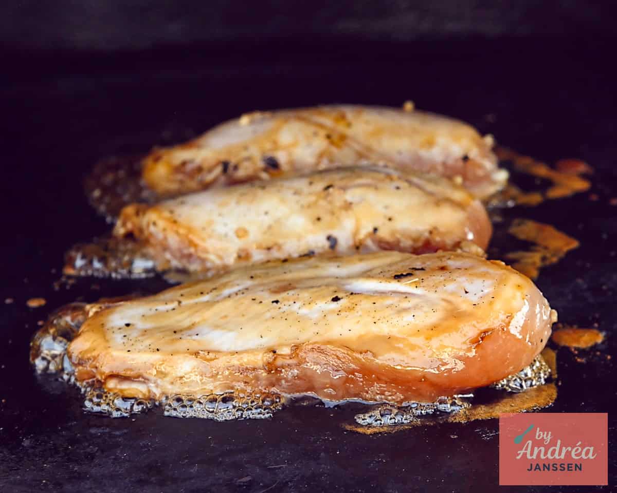 Chicken breast grilled on the BBQ